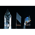 7" Straight Diamond Optical Crystal Award